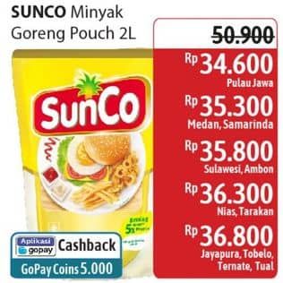 Promo Harga Sunco Minyak Goreng 2000 ml - Alfamidi