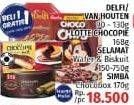 Promo Harga DELFI Chocolate/VAN HOUTEN Chocolate/LOTTE Chocopie 168gr/SELAMAT Wafer/SELAMAT BIscuit/SIMBA Cereal Choco Chip 170gr  - LotteMart