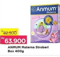Promo Harga ANMUM Materna Strawberry White Chocolate 400 gr - Alfamart