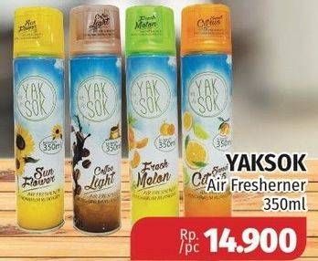 Promo Harga YAKSOK Air Freshner Spray 350 ml - Lotte Grosir