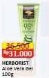 Promo Harga Herborist Aloe Vera Gel 100 gr - Alfamart