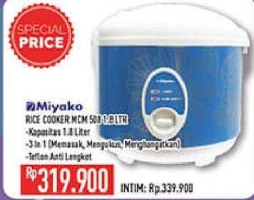 Promo Harga MIYAKO MCM-508 Magic Warmer Plus 1.8 liter All Variants 1800 ml - Hypermart