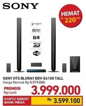 Promo Harga SONY BDV-E4100 | Blue Ray Home Cinema  - Carrefour