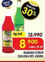 Promo Harga Marjan Syrup Squash 450 ml - Superindo