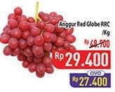 Promo Harga Anggur Red Globe RRC per 100 gr - Hypermart