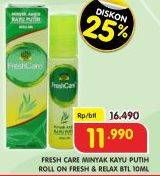 Promo Harga Fresh Care Minyak Angin Aromatherapy Kayu Putih 10 ml - Superindo