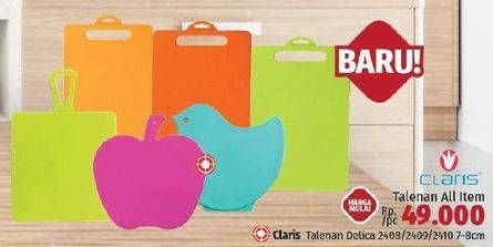 Promo Harga CLARIS Talenan (Chopping Board)  - LotteMart