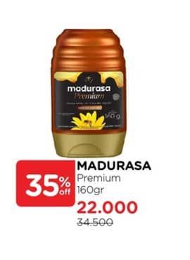 Promo Harga Madurasa Madu Asli Premium 160 gr - Watsons