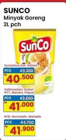 Promo Harga Sunco Minyak Goreng 2000 ml - Indomaret