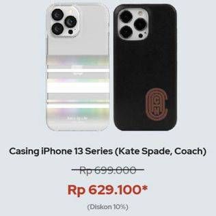 Promo Harga APPLE iPhone Case IPhone 13 Series (Kate Spade, Coach)  - iBox