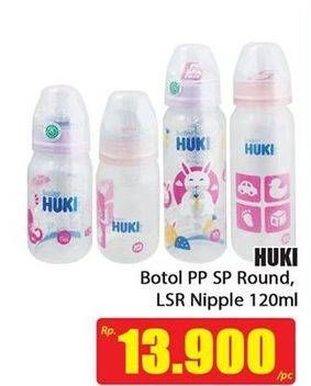 Promo Harga HUKI Bottle PP SP, LS Nipple 120 ml - Hari Hari