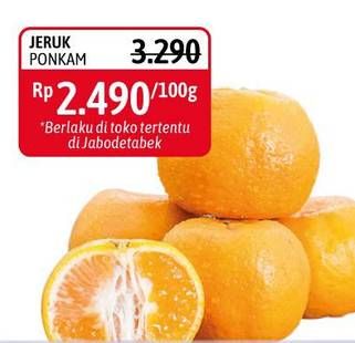 Promo Harga Jeruk Ponkam per 100 gr - Alfamidi