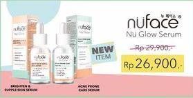 Promo Harga NUFACE Nu Glow Serum Acne Prone Care, Brighten Supple Skin 20 ml - Alfamidi