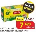 Promo Harga Tong Tji Teh Celup Melati 25 pcs - Superindo