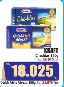 Promo Harga Kraft Cheese Cheddar 160 gr - Hari Hari