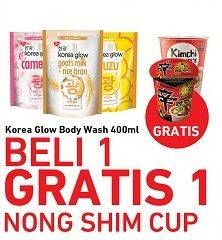 Promo Harga KOREA GLOW Body Wash 400 ml - Carrefour