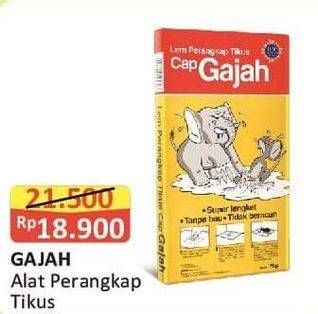 Promo Harga CAP GAJAH Lem Penangkap Tikus 70 gr - Alfamart
