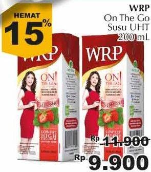 Promo Harga WRP Susu Cair On The Go 200 ml - Giant