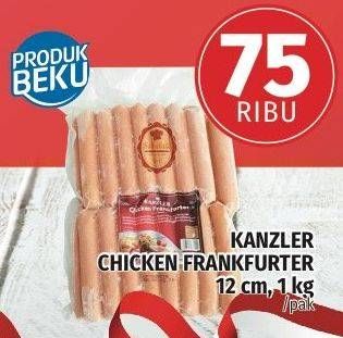 Promo Harga KANZLER Chicken Frankfurter 1 kg - Lotte Grosir