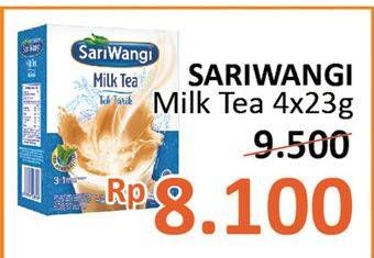 Promo Harga Sariwangi Milk Tea 4 pcs - Alfamidi