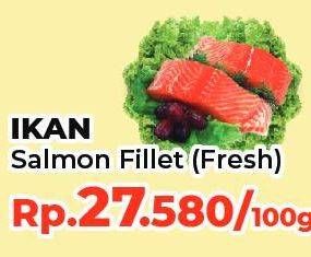 Promo Harga Salmon Fillet per 100 gr - Yogya