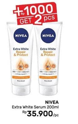 Promo Harga NIVEA Body Serum Extra White 200 ml - Guardian