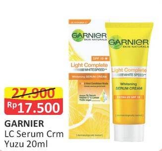 Promo Harga GARNIER Light Complete Cream Yuzu 20 ml - Alfamart