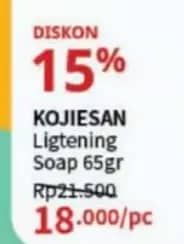 Promo Harga Kojie San Skin Lightening Soap 65 gr - Guardian