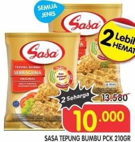 Promo Harga Sasa Tepung Bumbu All Variants 210 gr - Superindo