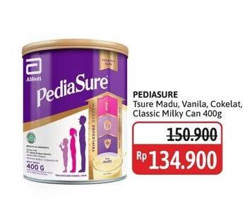 Promo Harga Pediasure Triplesure Madu, Vanila, Cokelat, Classic Milky 400 gr - Alfamidi