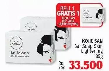 Promo Harga KOJIE SAN Skin Lightening Soap 135 gr - LotteMart