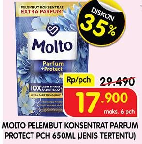 Promo Harga Molto All in 1 650 ml - Superindo