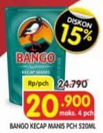 Promo Harga Bango Kecap Manis 520 ml - Superindo