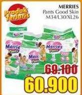 Promo Harga MERRIES Pants Good Skin M34, L30, XL26  - Giant