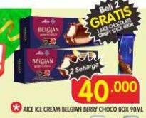 Promo Harga Aice Ice Cream Belgian Berry Choco 90 gr - Superindo