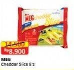 Promo Harga MEG Cheddar Slice 8 pcs - Alfamart