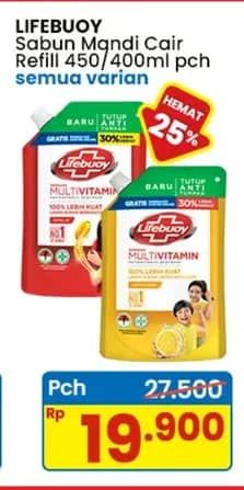 Promo Harga Lifebuoy Body Wash All Variants 400 ml - Indomaret