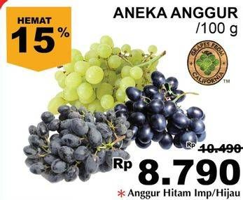 Promo Harga Anggur Hitam/Hijau  - Giant