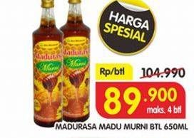 Promo Harga MADURASA Madu Murni 650 ml - Superindo