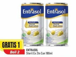 Promo Harga Entrasol Susu Steril 180 ml - Alfamart
