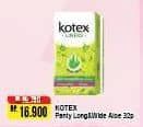 Promo Harga Kotex Fresh Liners Longer & Wider Scented Aloevera 32 pcs - Alfamart