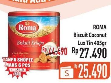 Promo Harga ROMA Biskuit Kelapa 405 gr - Hypermart