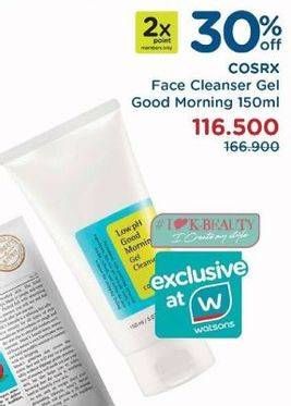 Promo Harga COSRX Low PH Good Morning Gel Cleanser 150 ml - Watsons