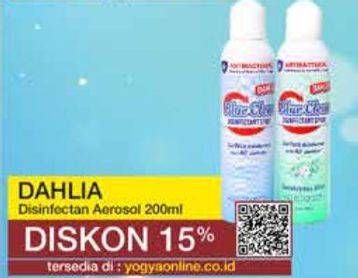 Promo Harga DAHLIA Blue Clean Disinfectant Spray 200 ml - Yogya