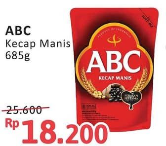 Promo Harga ABC Kecap Manis 685 ml - Alfamidi