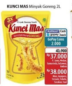 Promo Harga Kunci Mas Minyak Goreng 2000 ml - Alfamidi