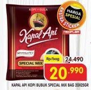 Promo Harga Kapal Api Kopi Bubuk Special Mix per 20 sachet 25 gr - Superindo