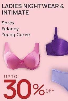 Promo Harga Sorex / Felancy / Young Curve Ladies Nightwear & Intimate  - Carrefour