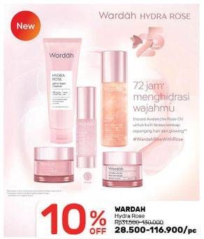 Promo Harga WARDAH Hydra Rose  - Guardian