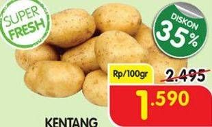 Promo Harga Kentang per 100 gr - Superindo